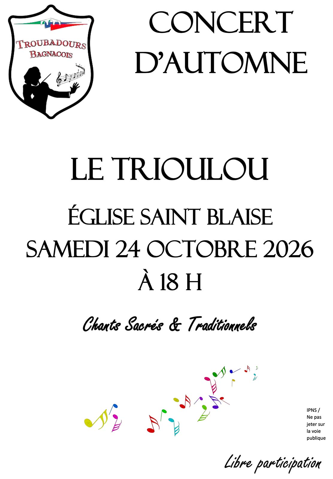 Concert d’automne - Samedi 24 octobre